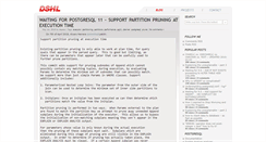 Desktop Screenshot of depesz.com